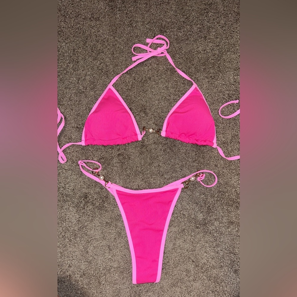 Vibrant Pink Bikini Set